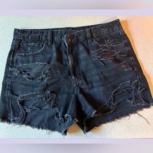 American Eagle Crossover Jean Shorts